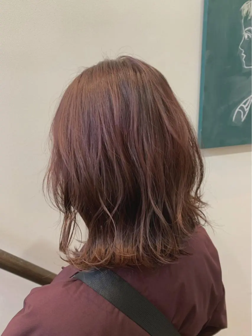 ミディアム カラー HAREru. モデル募集【戸塚】のヘアスタイル