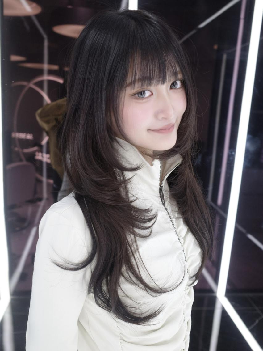 セミロング カット トリートメント みうる🎀透明感艶髪 🫧レイヤーカットのヘアスタイル