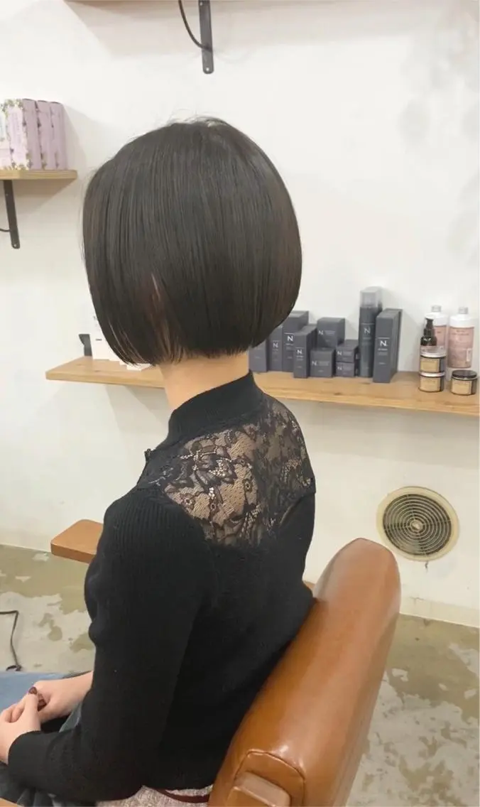 ショート カラー ボブ ショートヘア、ボブ こやさん　コヤマのヘアスタイル
