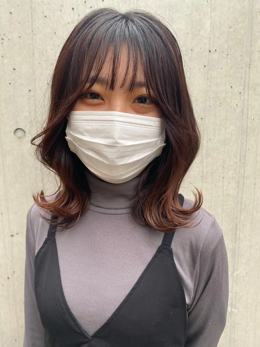 ロング カラー ヘアアレンジ MOE /Zina横浜2ndのヘアスタイル