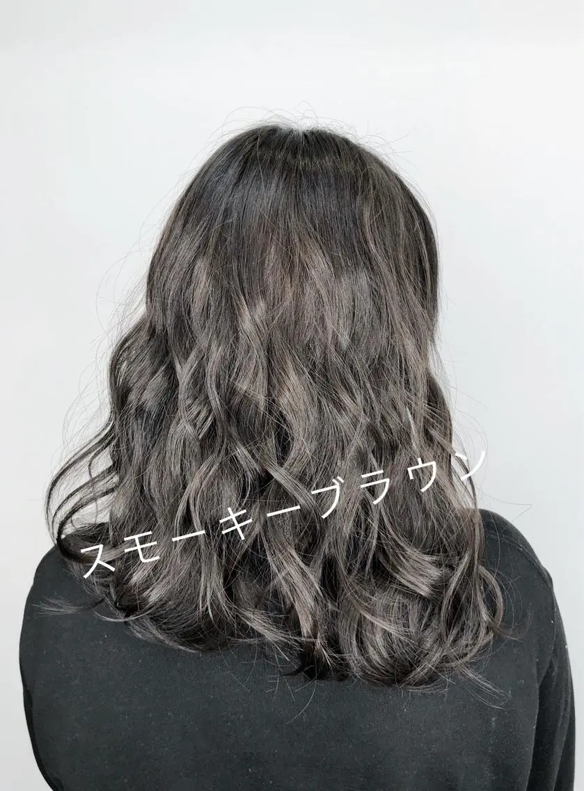 セミロング カラー ヘアカラー 透明感カラー/ブリー チ✨駒場 笙のヘアスタイル