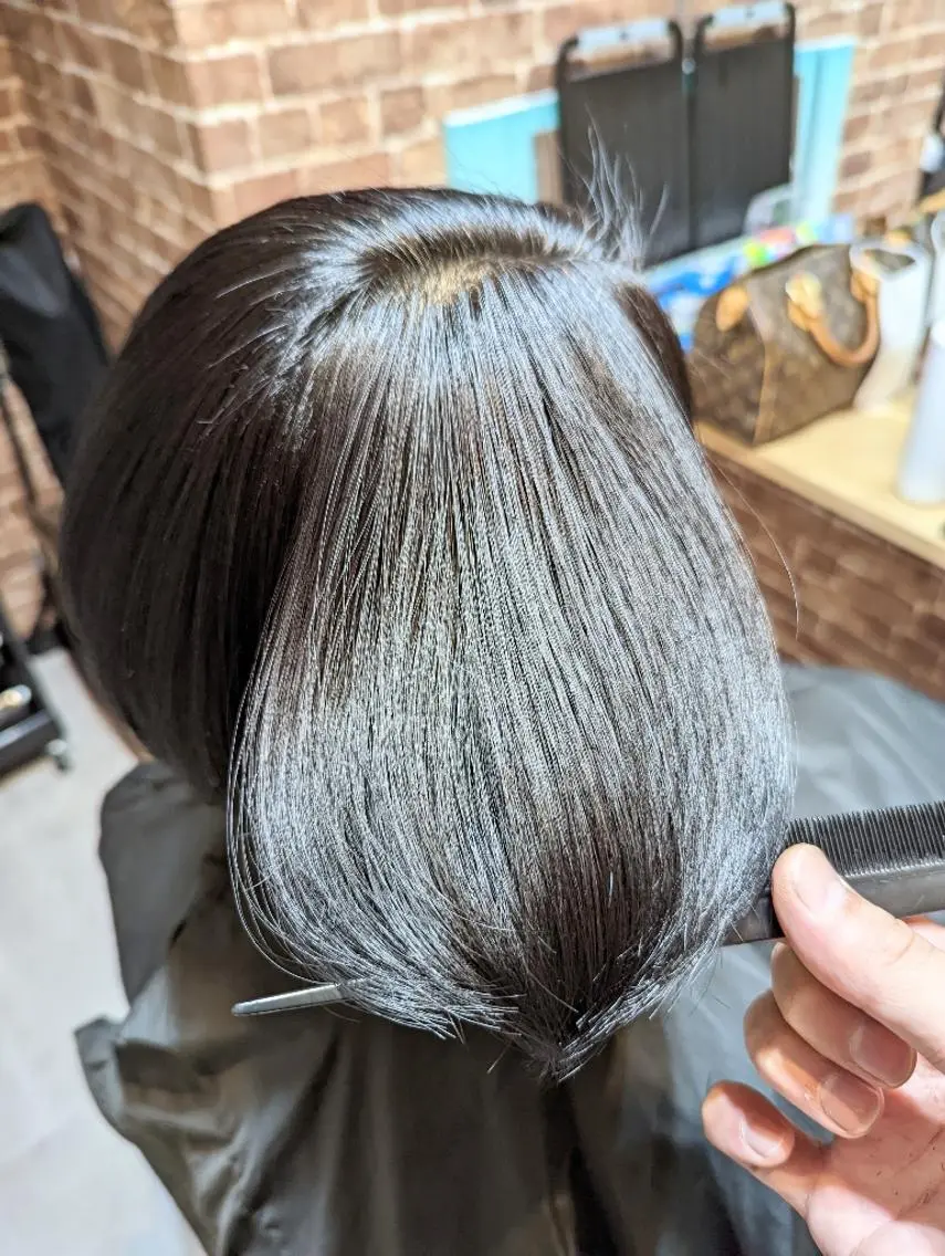 ショート ショートヘア カット 縮毛矯正 トリートメント 美髪矯正 キョウスケのヘアスタイル
