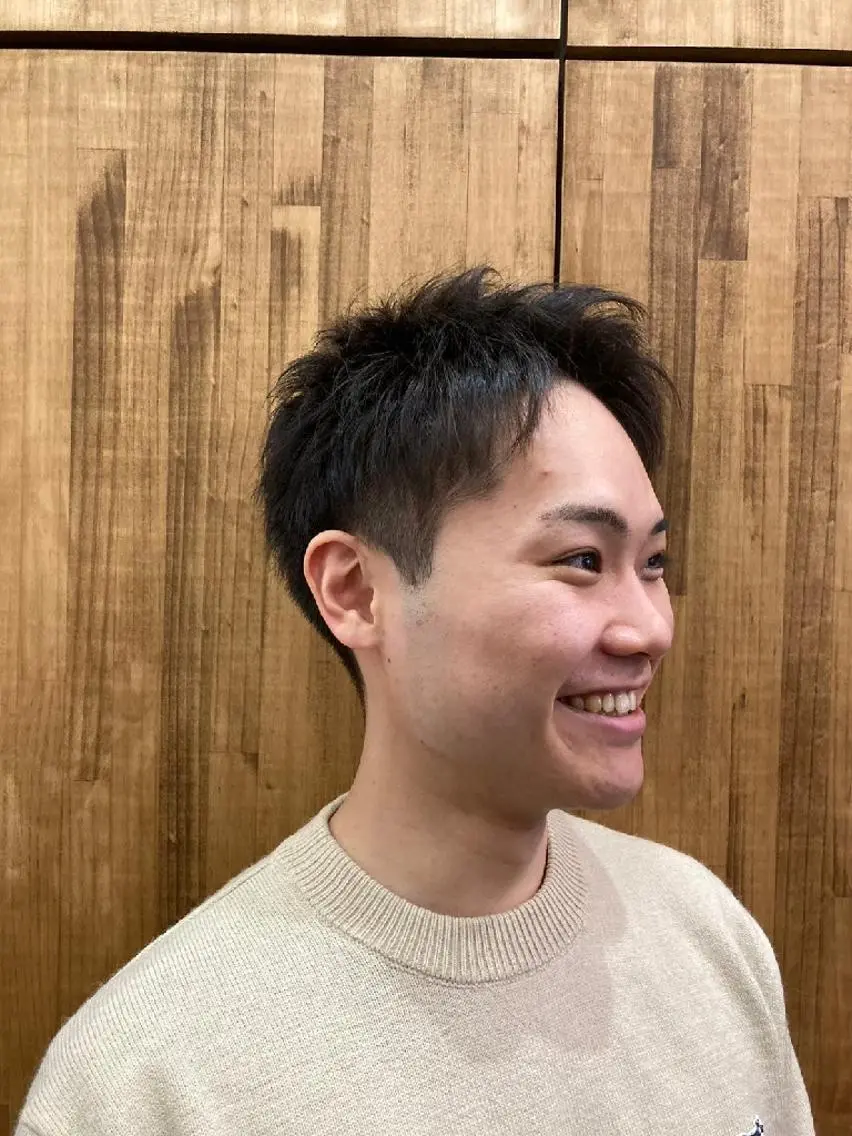 ショート メンズ ツーブロック 💈メンズカット 💈鈴木将希のヘアスタイル
