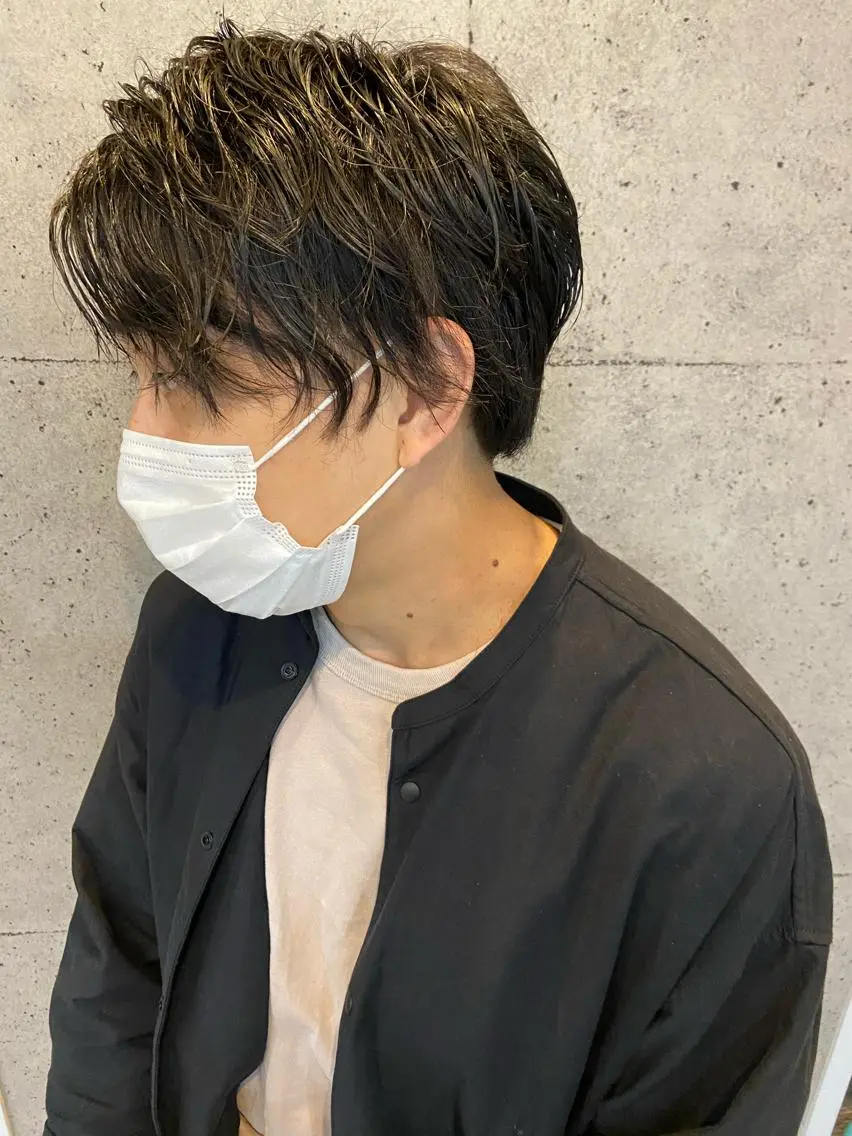 ショート パーマ メンズ カット ヘッドスパ 似合わせhair🌼 misakiのヘアスタイル