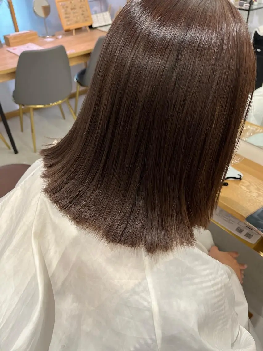 ミディアム カラー 韓国好き🇰🇷 美容師MIKUのヘアスタイル