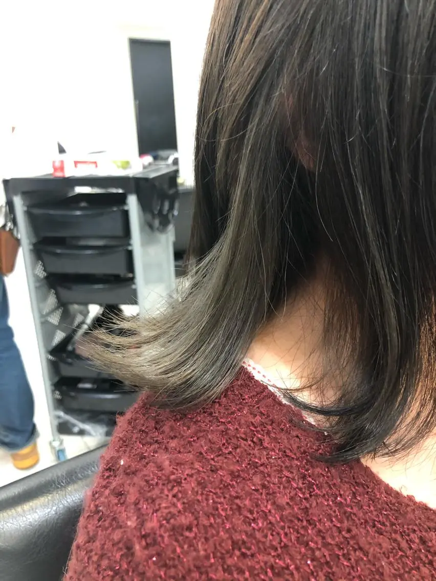 ミディアム ヘアカラー トリートメント 縮毛矯正の達人 ☆ 松本のヘアスタイル