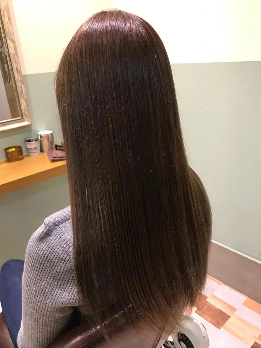 セミロング ヘアカラー トリートメント C-Link シーリンクのヘアスタイル