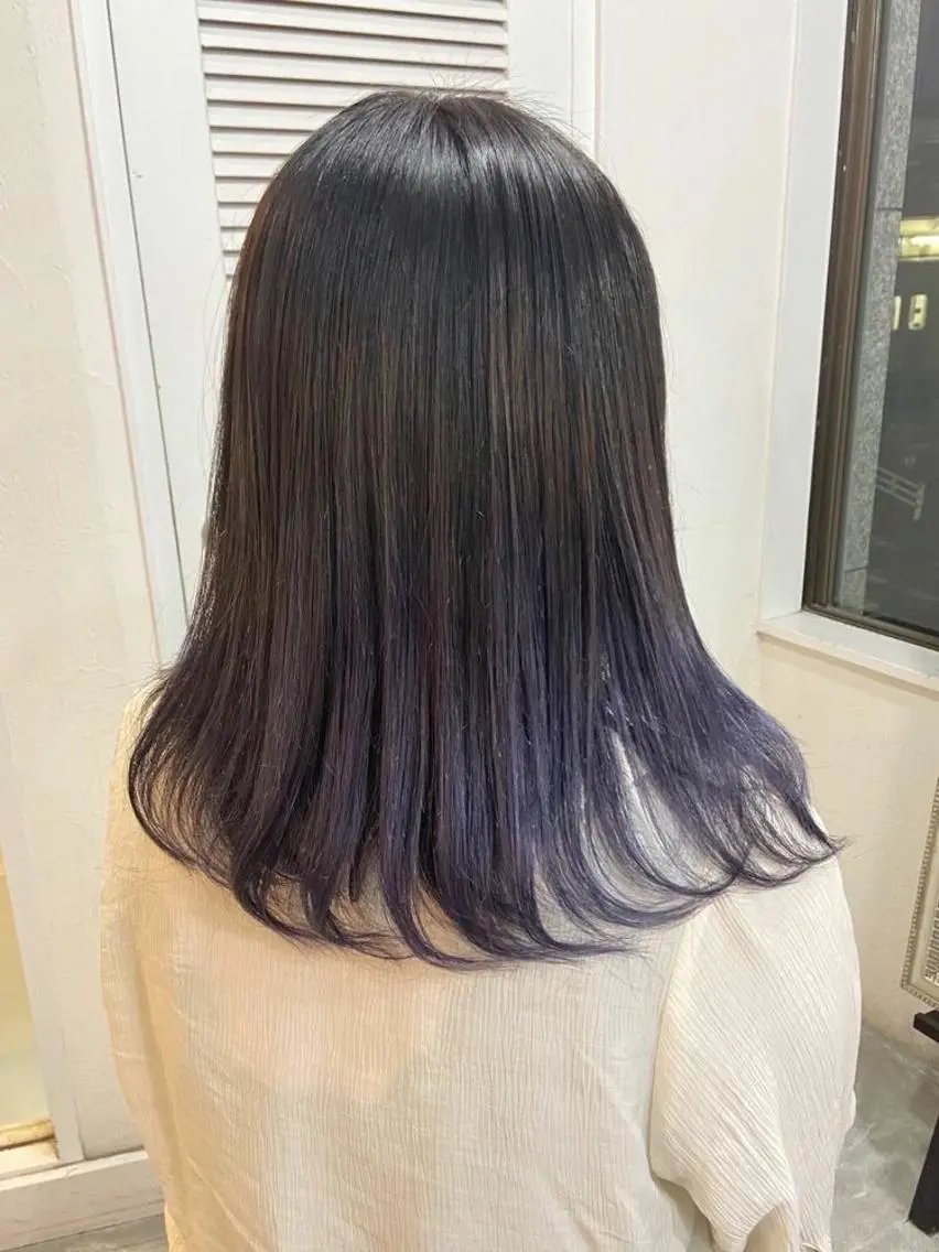 ロング アッシュ 【今だけブリーチ 限定価格💕】すみのヘアスタイル
