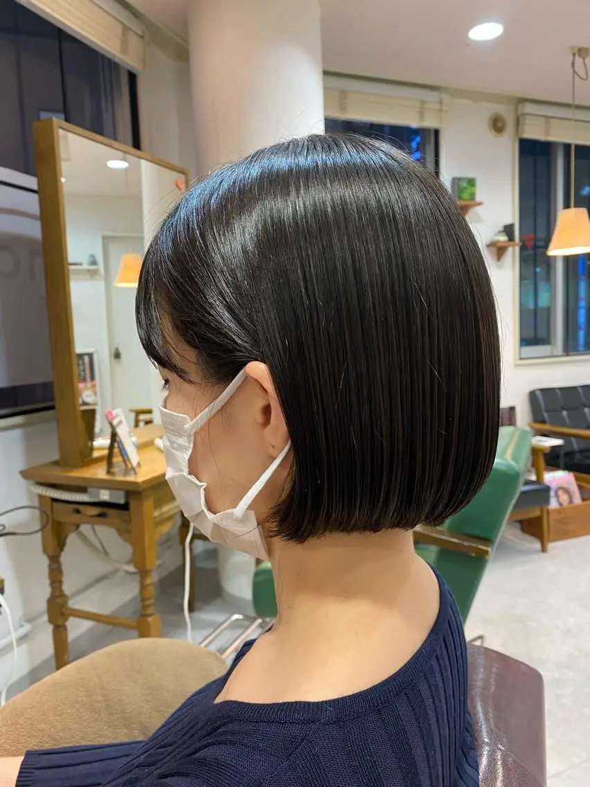ショート ボブ 🌟ROUGE 🧸おびつななみのヘアスタイル
