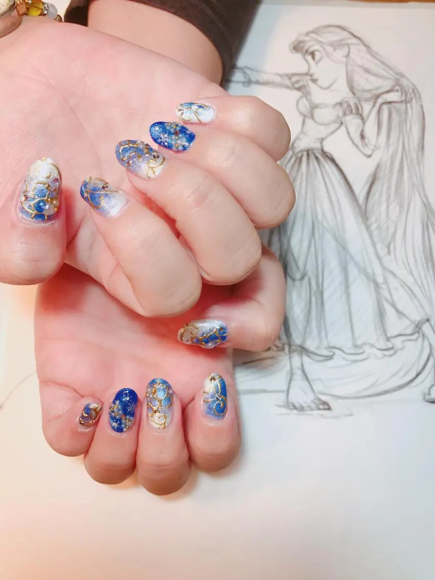 ネイル 冬ネイル クリスマス owlnail /持込みデザイン専門のネイルデザイン