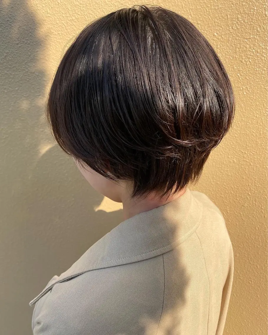 ショート ショートヘア パーマ美容師 hanaのヘアスタイル