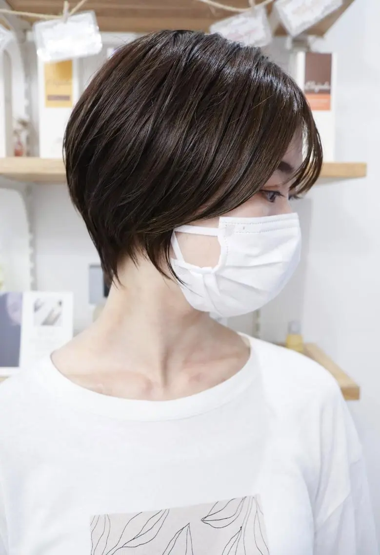 ショート ショートヘア 泉中央🦋韓国っぽ 艶髪&トレンドヘアのヘアスタイル