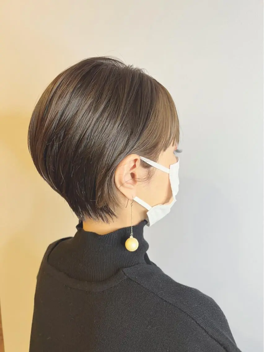 ショート ヘアカラー 宮原 佳苗のヘアスタイル