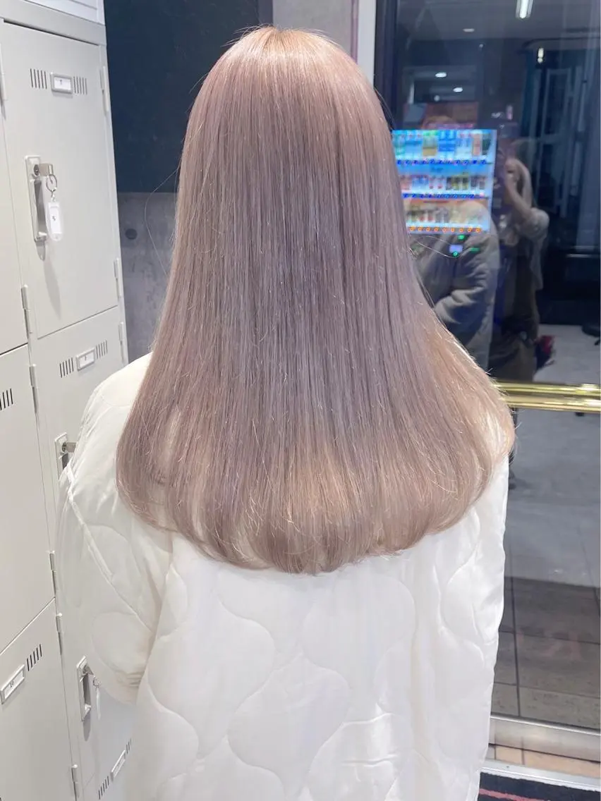 ロング カラー パーマ ヘアアレンジ メンズ キッズ ネイル マツエク・マツパ アイブロウ 似合わせカラー♡髪質 改善🎀サトカ🍒のヘアスタイル
