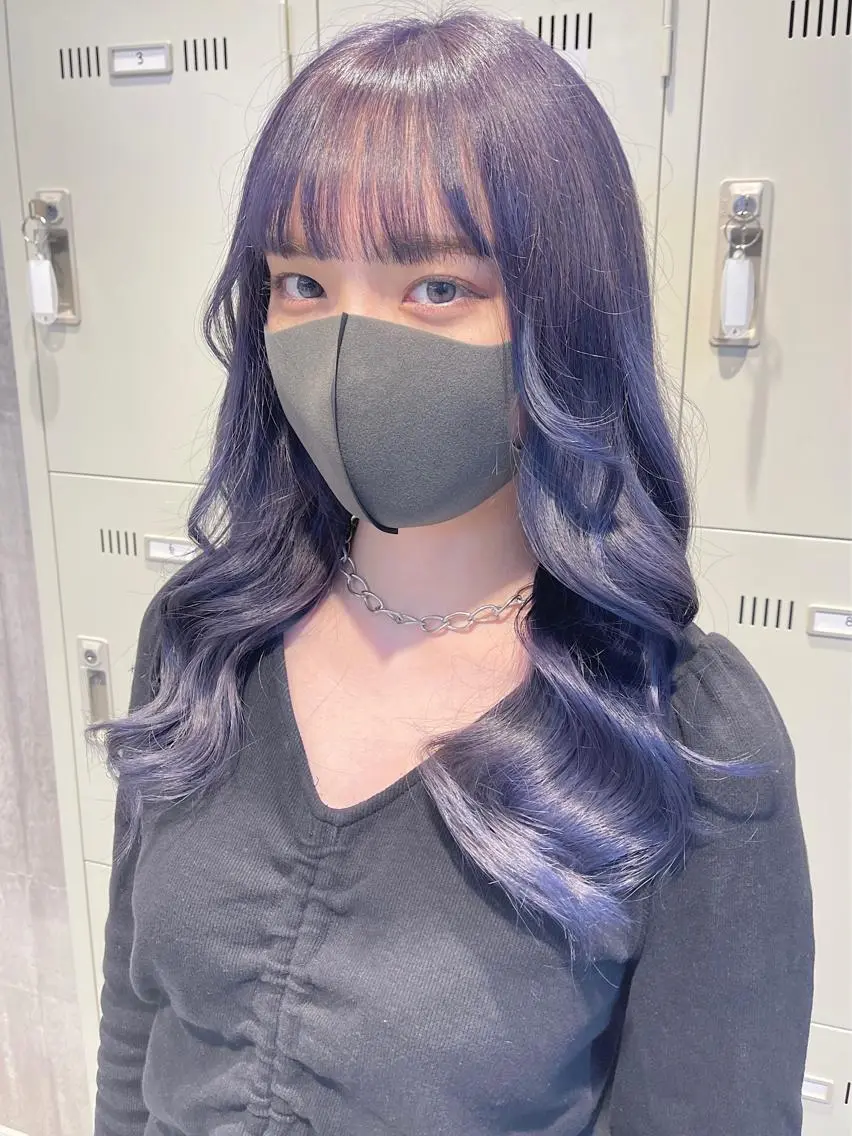 ロング カラー パーマ ヘアアレンジ メンズ メンズバレイヤージュ メンズブリーチ メンズハイライト メンズハイトーン メンズインナーカラー 歩くパワースポット 🦋KAHOのヘアスタイル