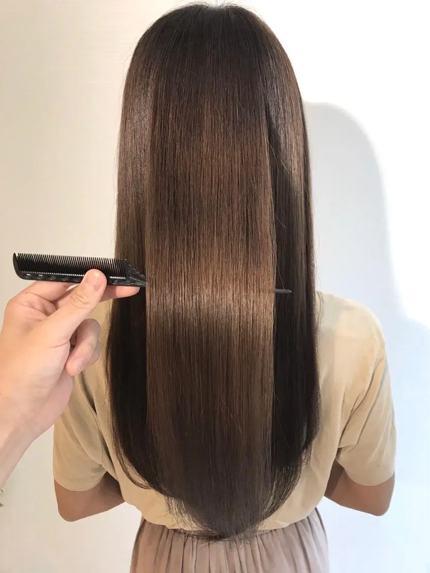ロング カラー カット ヘアカラー トリートメント ヘアセット モテ髪提案します💕 髪質改善宗一郎のヘアスタイル