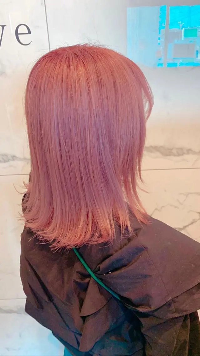 ミディアム カラー SOiL 安藤優樹のヘアスタイル
