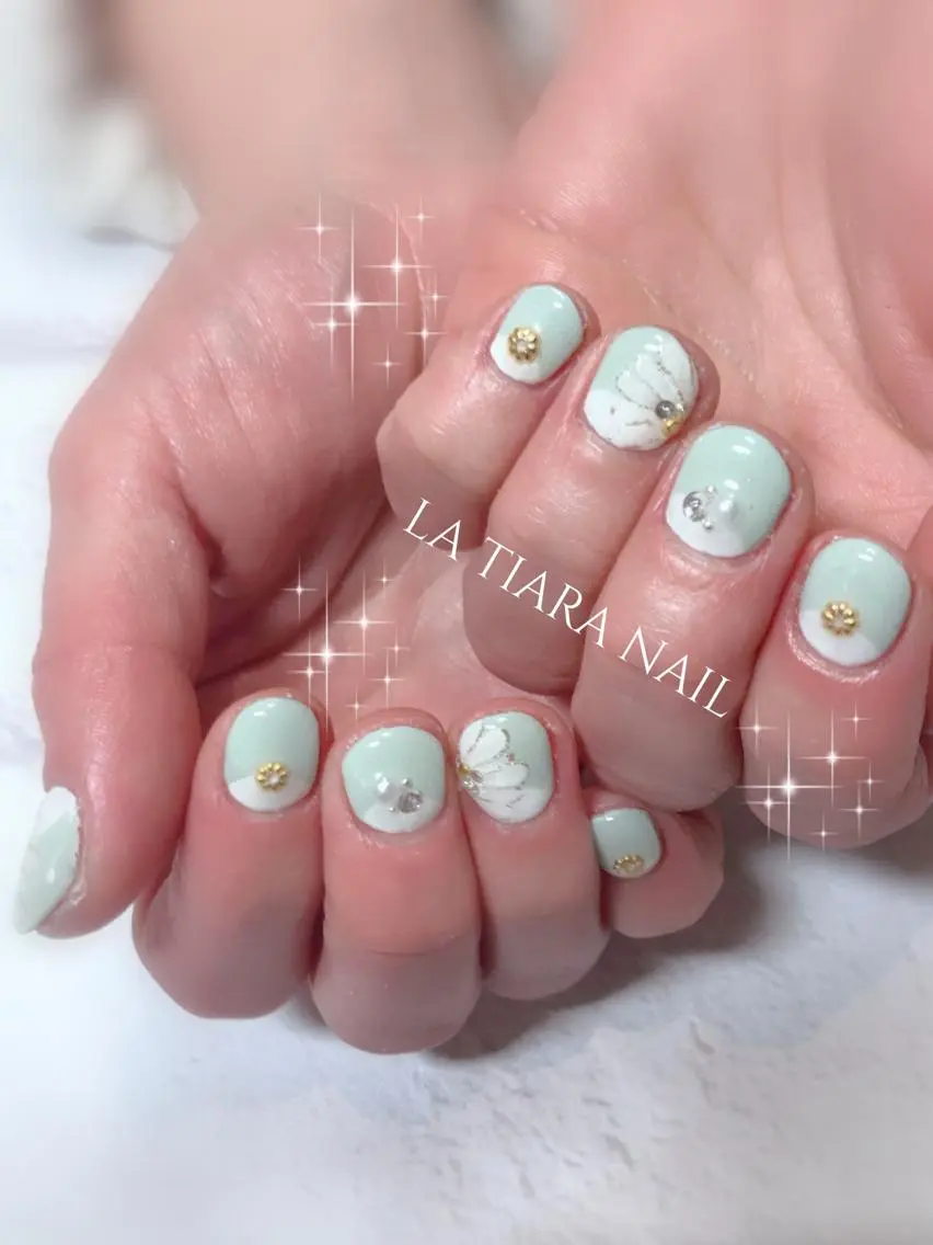 ネイル ハンドネイル Blue bird  nailのネイルデザイン