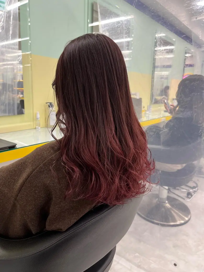 ロング ヘアカラー ヘッドスパ ヘアセット 🪞透明感カラー🫧 縮毛矯正🥇かずきのヘアスタイル