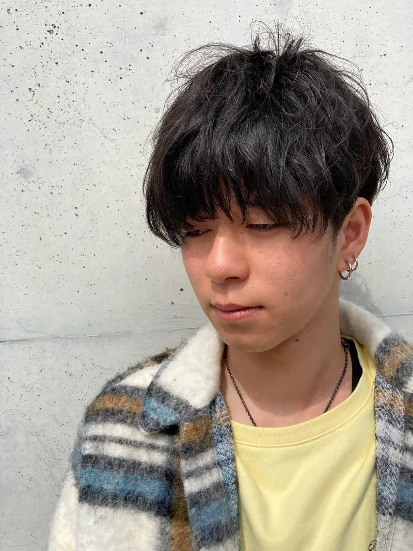 メンズ マッシュ 完全個室マンツーマン メンズサロン草野貴樹のヘアスタイル