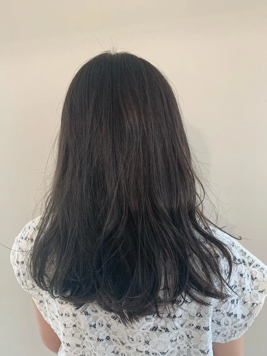 ロング カラー パーマ ヘアアレンジ 加藤 綾華のヘアスタイル