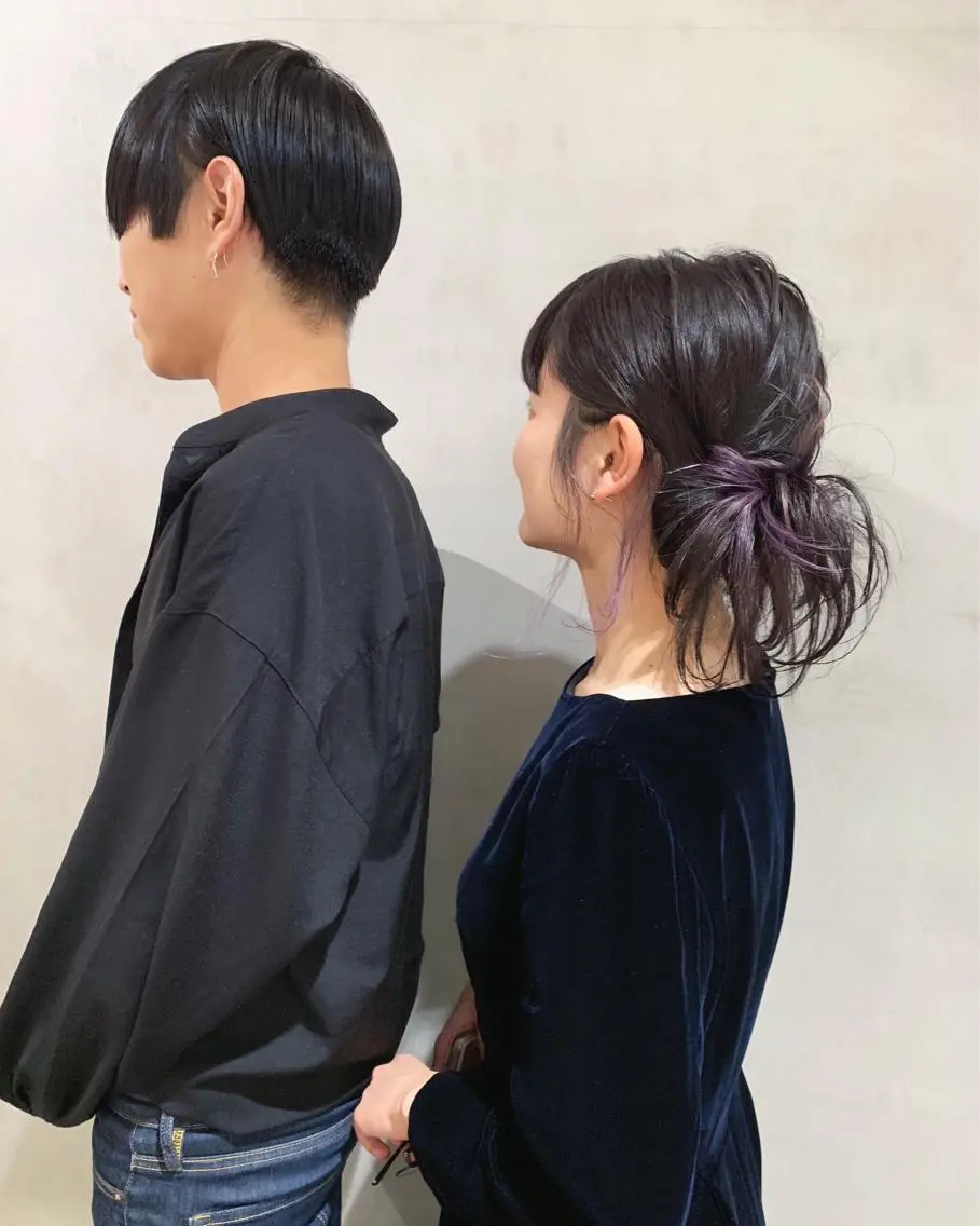 ミディアム カラー カット ヘアカラー トリートメント 優作 〜圧倒的信頼〜のヘアスタイル