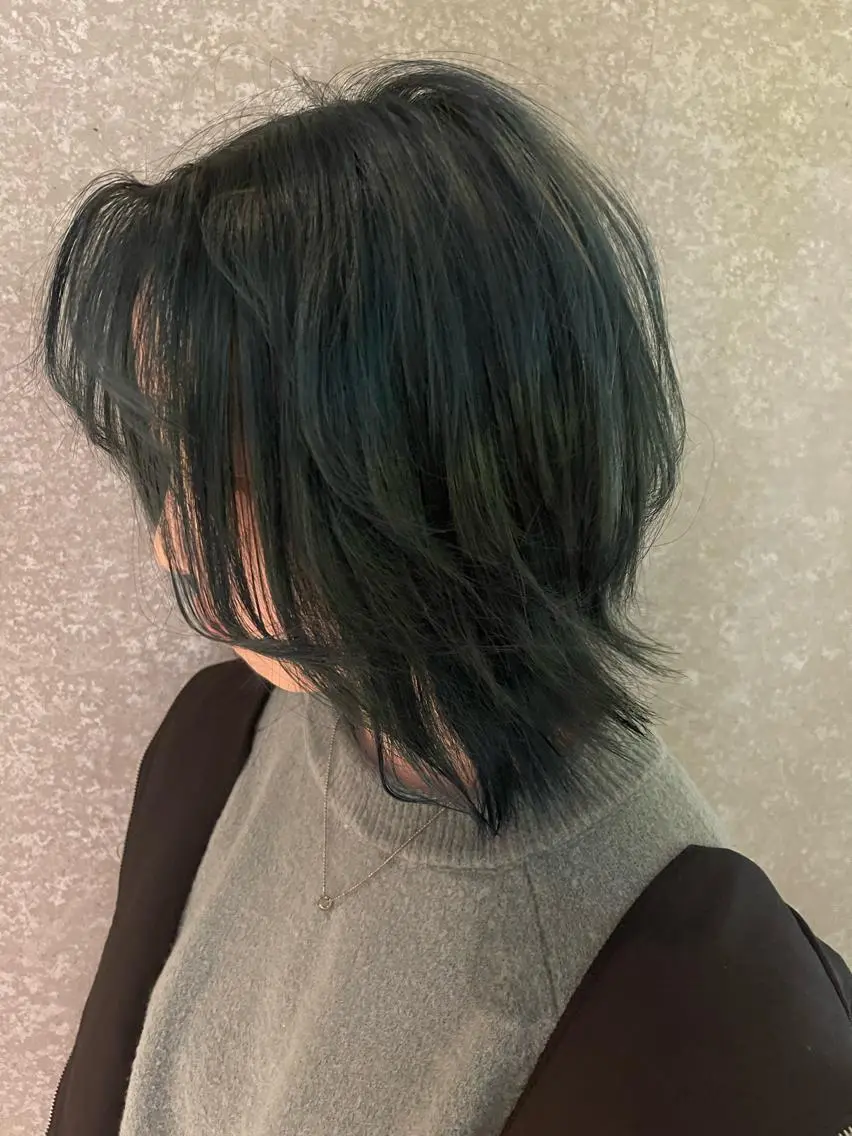 ショート カット ヘアカラー 韓国式パーマ🔥 ブリーチ🔥TOMOのヘアスタイル