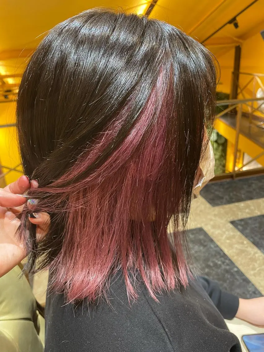 ショート カラー ヘアカラー 田中 沙織のヘアスタイル