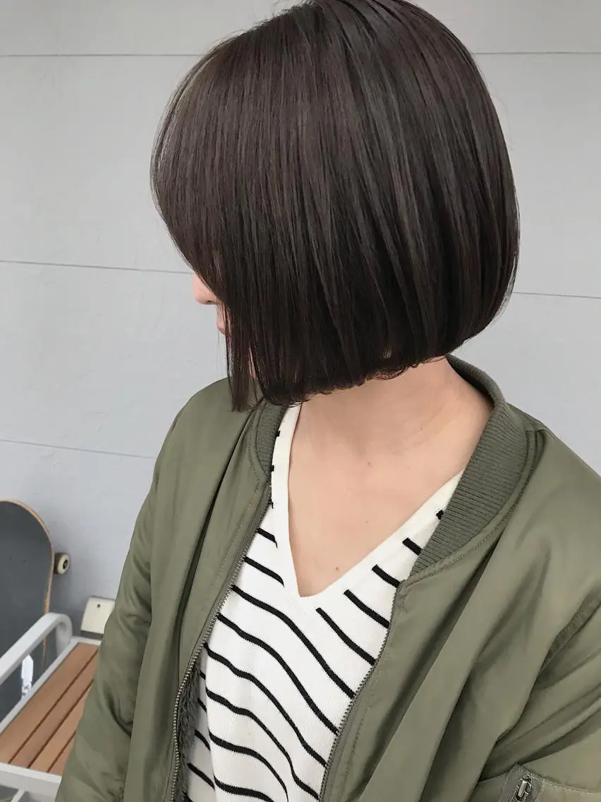 ショート カラー ボブ カット lani ブリーチ /ダブルカラーのヘアスタイル
