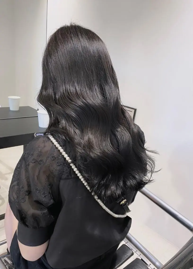 セミロング カット ヘアカラー トリートメント 🌫️大人韓国ヘア 🌫️naoyaのヘアスタイル