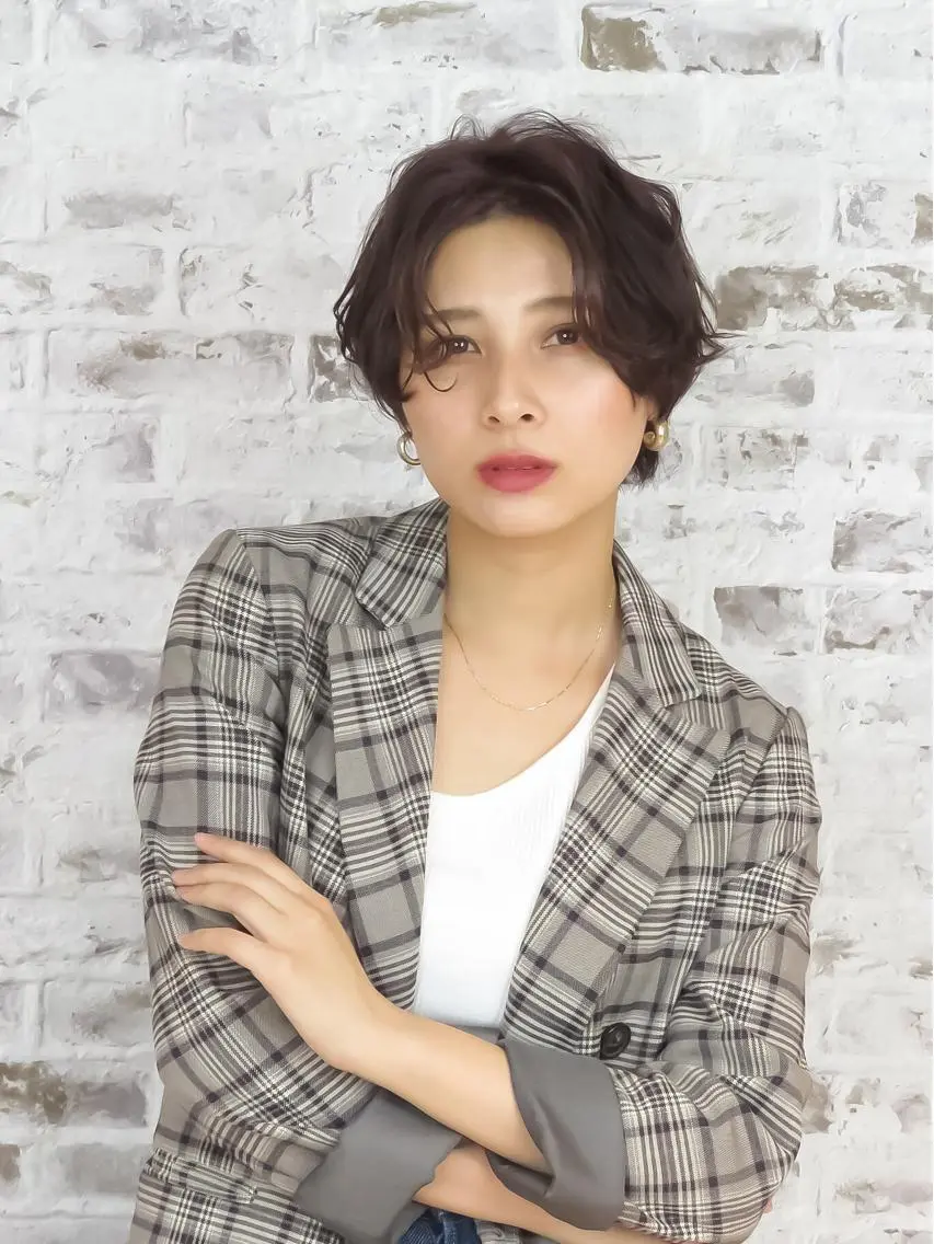 ショート ハンサムショート ショートヘア ヤマダ ショウコのヘアスタイル