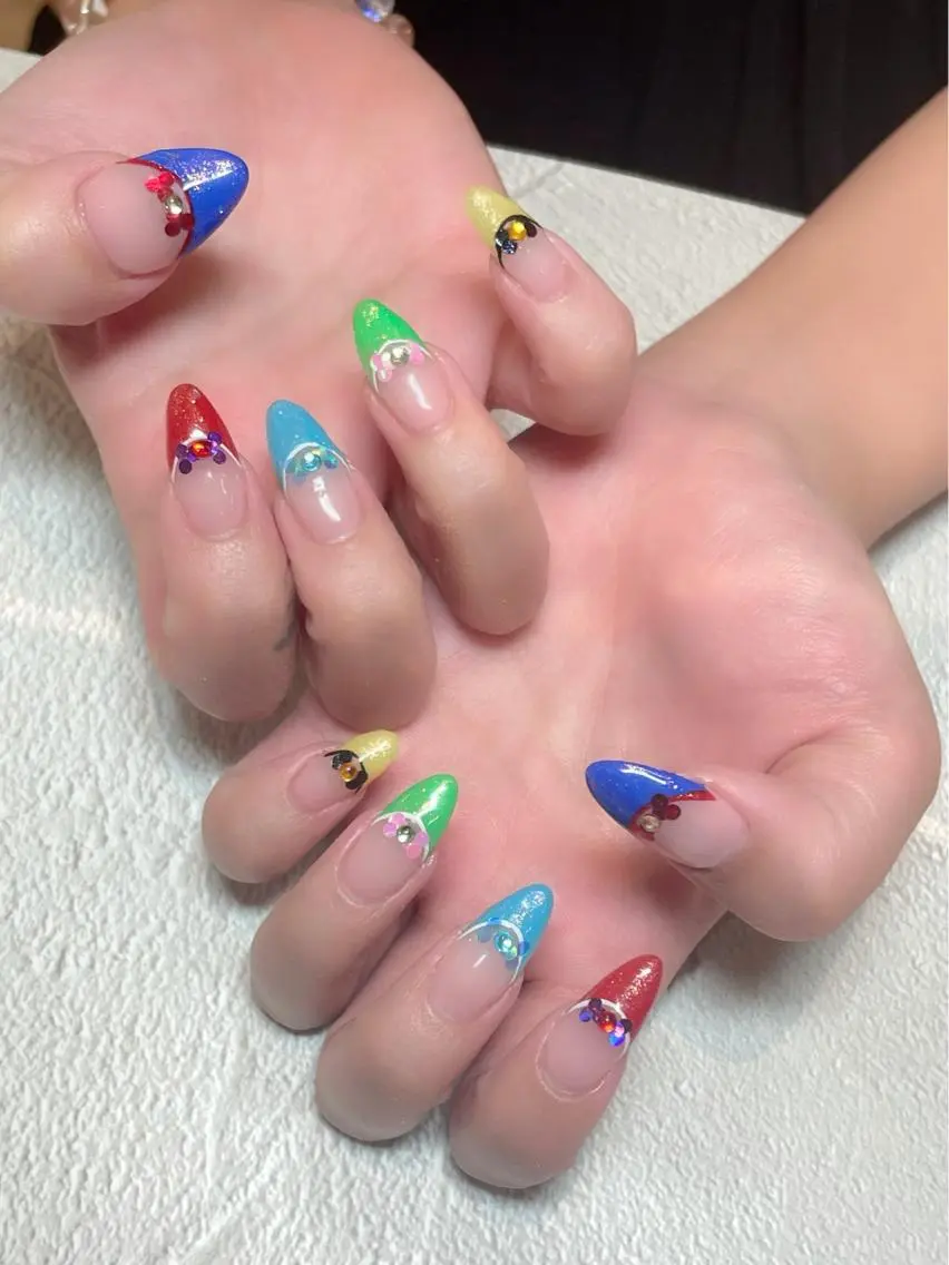 ネイル スカルプネイル SINCERELY シンシアリー🌈のネイルデザイン