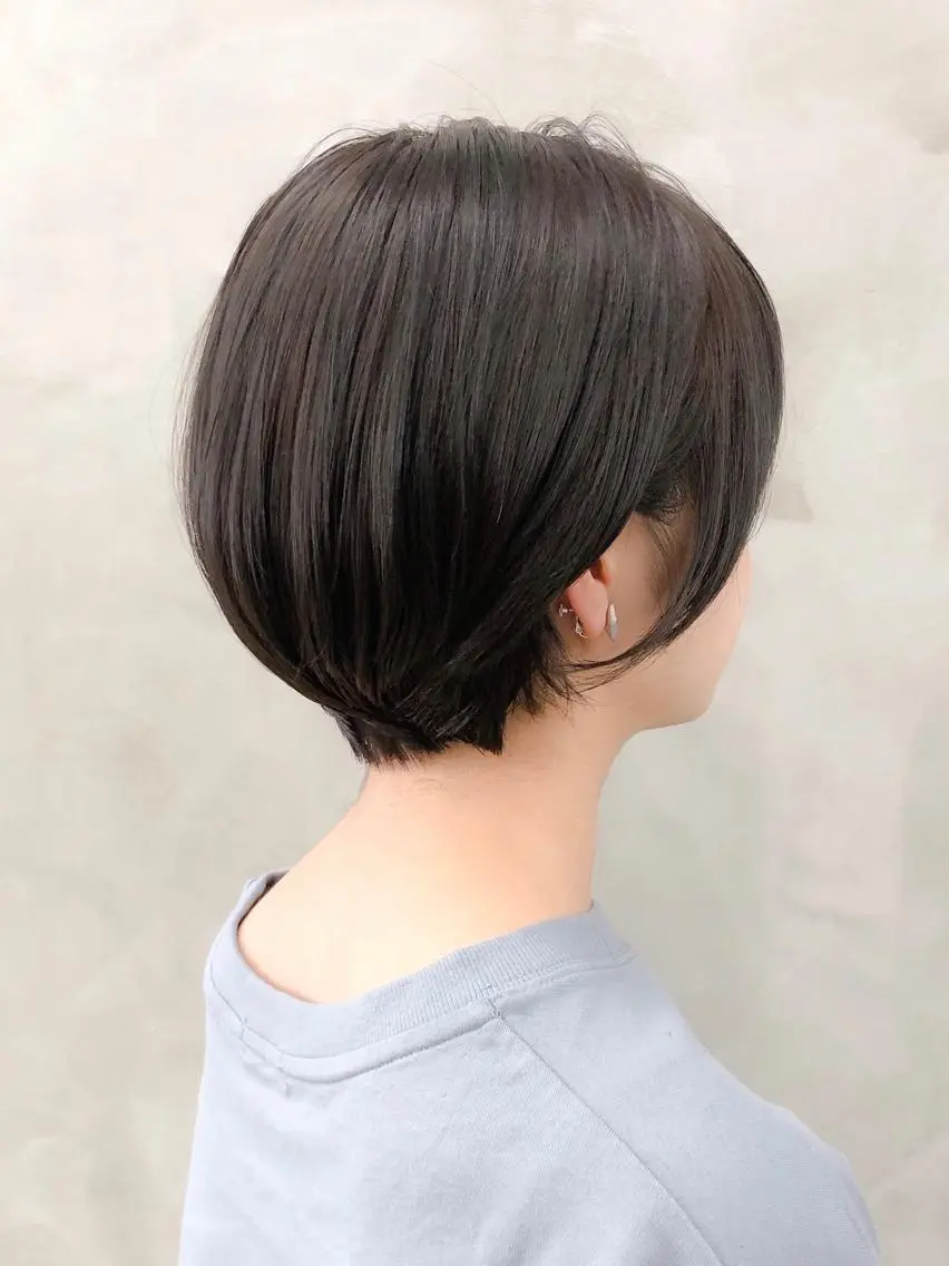 ショート ショートボブ 丸みショート ボブ ショートヘア ショート・ボブ 徳竹淳一のヘアスタイル
