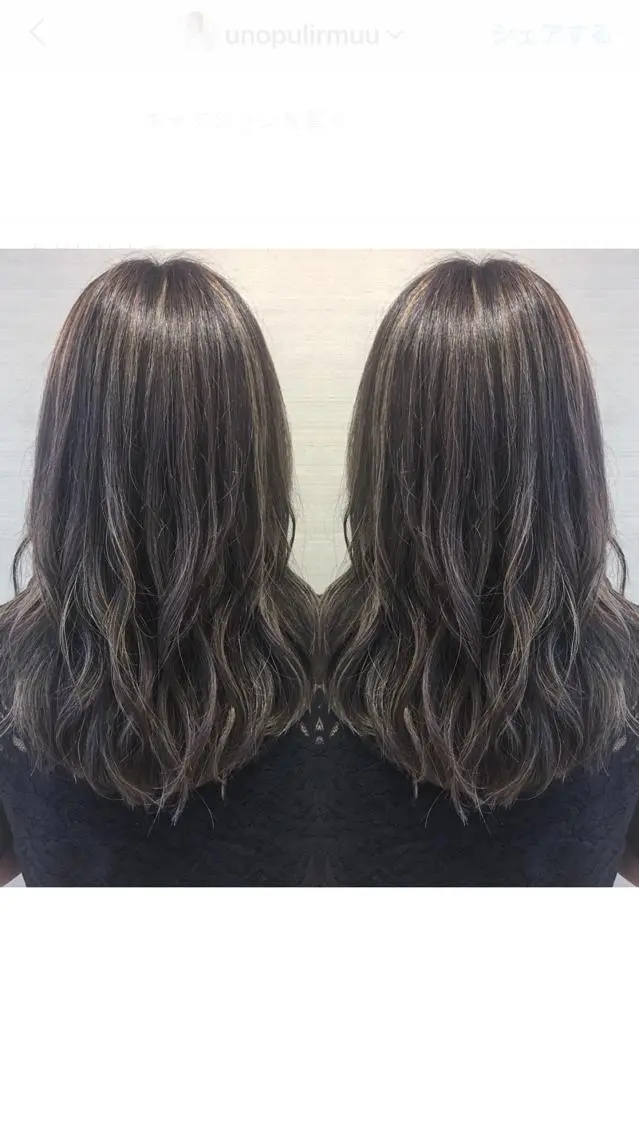 ロング カラー box  mico. mutsumiのヘアスタイル