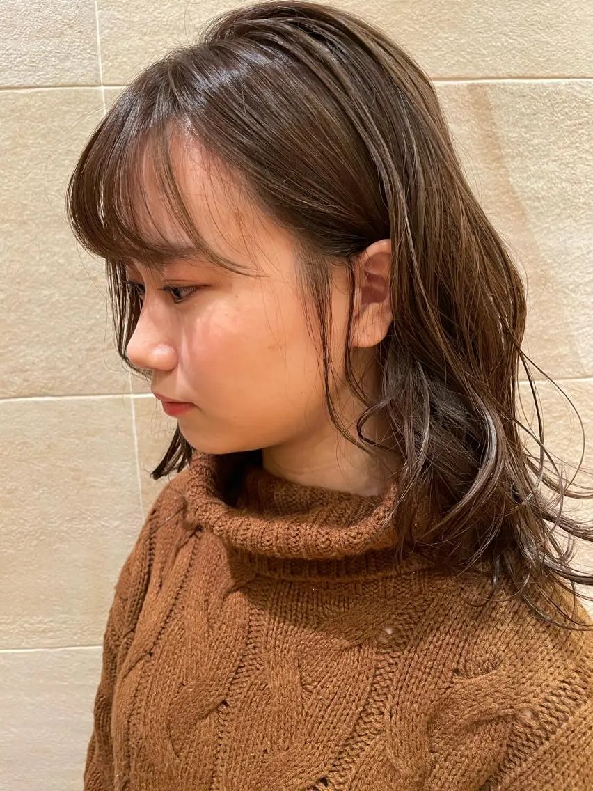 ミディアム アッシュ カットモデル/ 大森弘貴のヘアスタイル