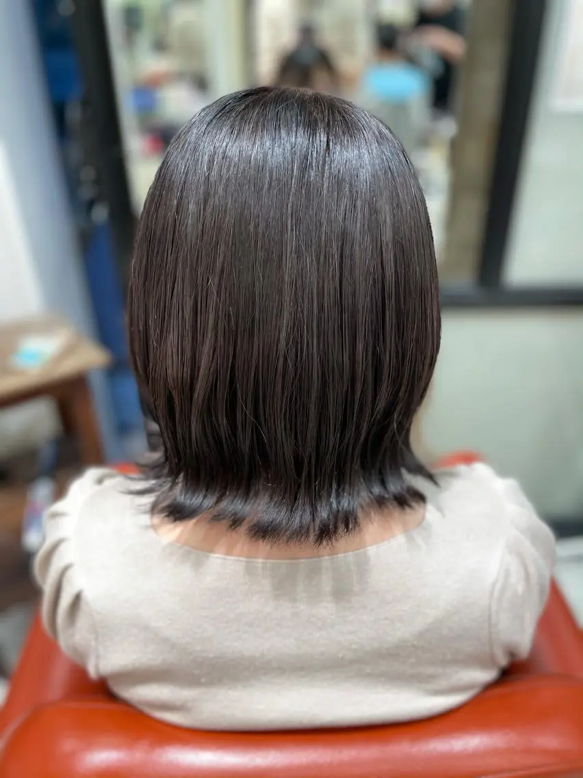 ミディアム カラー 井上 武輝のヘアスタイル