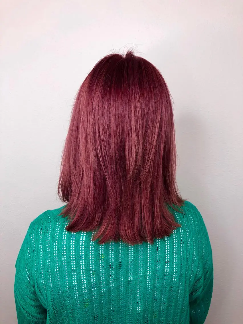 ミディアム ヘアカラー Rubik難波樽本 譲二のヘアスタイル