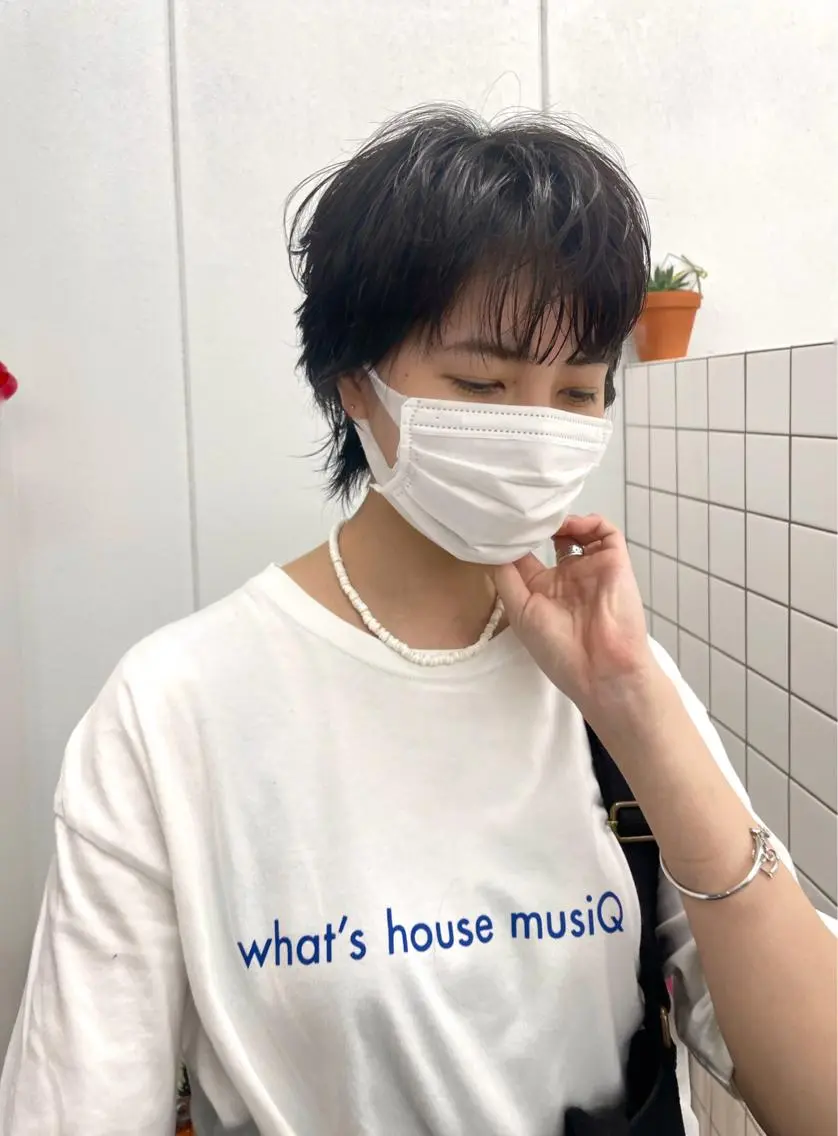 ショート カット ヘアカラー 関 京磨のヘアスタイル