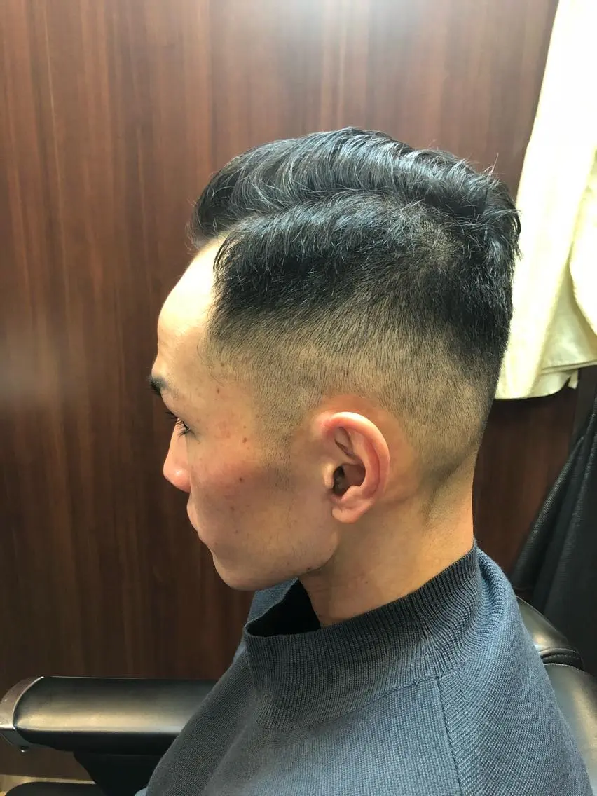 ショート パーマ メンズ 木村 りきのヘアスタイル