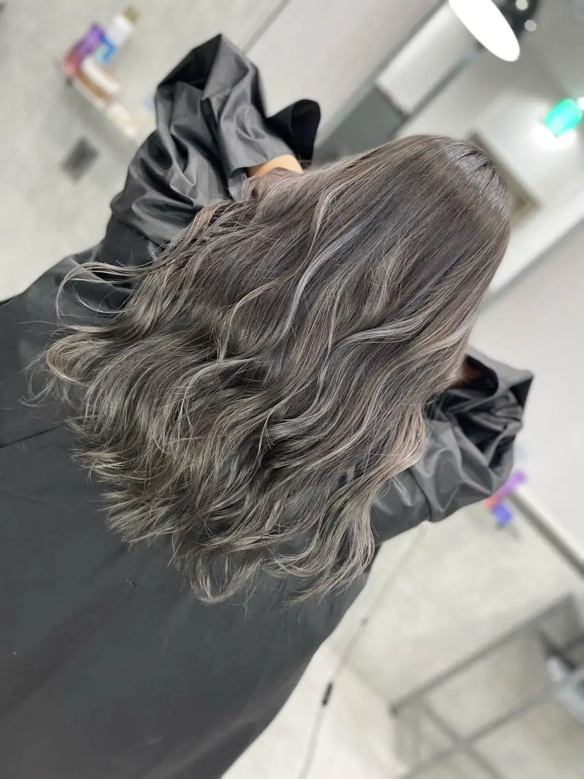 ロング ハイライト カット ヘアカラー 髪質改善/ブリーチ /ユウキ🫧🌸のヘアスタイル