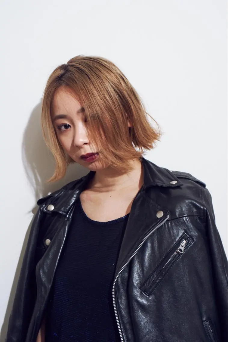 ショート カラー ボブ 外ハネヘア 髪質改善・縮毛矯正/ 下村陽平のヘアスタイル