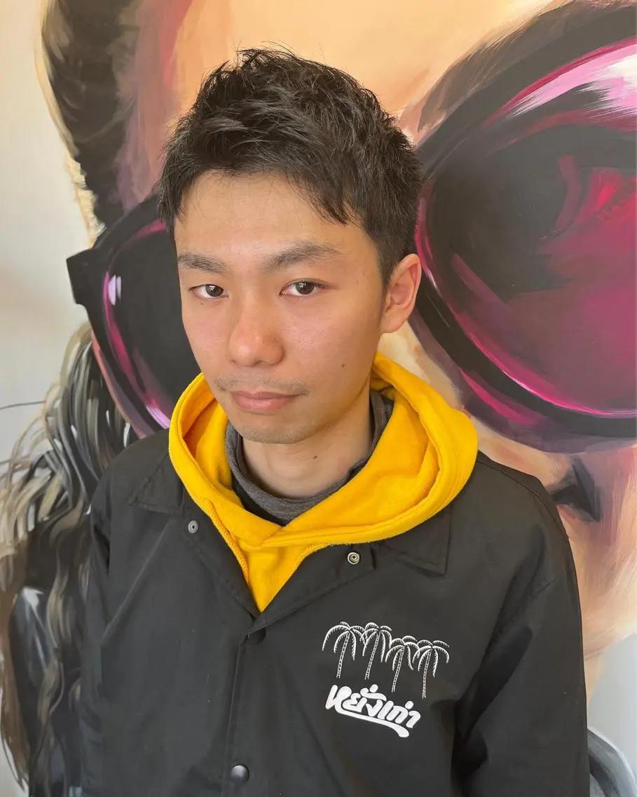 ショート カラー パーマ ヘアアレンジ メンズ キッズ ネイル マツエク・マツパ アイブロウ マッシュ メンズパーマ メンズアイブロウ メンズネイル 久木原 ゆりのヘアスタイル