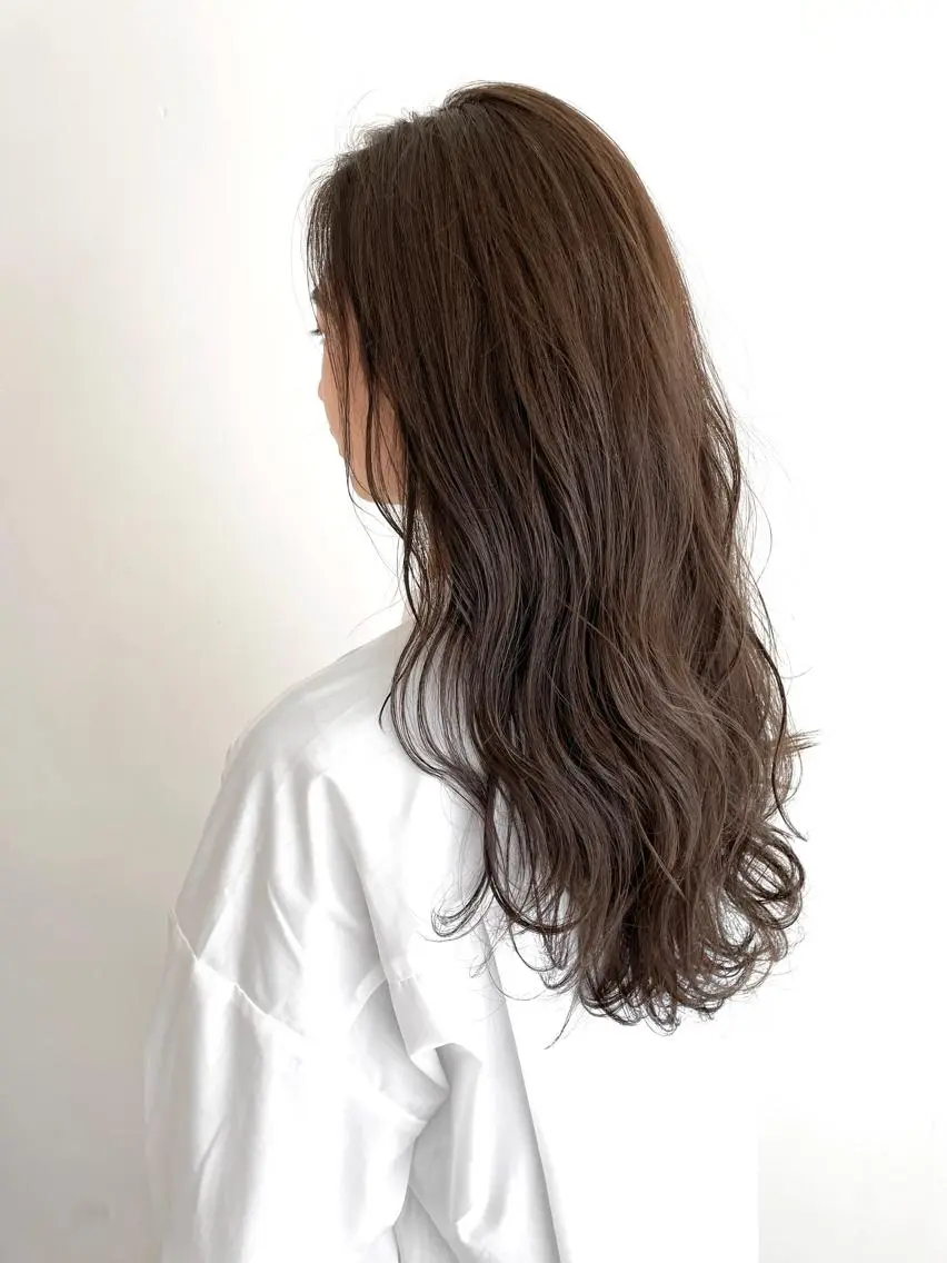 ロング カット ヘアカラー トリートメント 松田 光雄のヘアスタイル