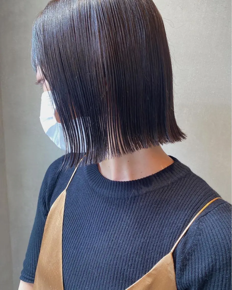 ショート カラー カット ヘアカラー トリートメント センターパート/ レイヤー/ayuのヘアスタイル