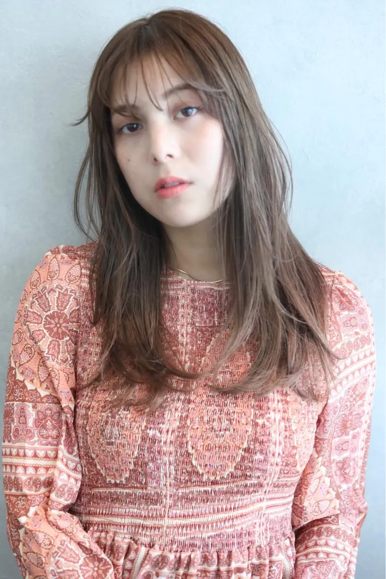 セミロング カラー 似合わせ美髪ヘア✨ 天王寺.阿倍野🌈のヘアスタイル