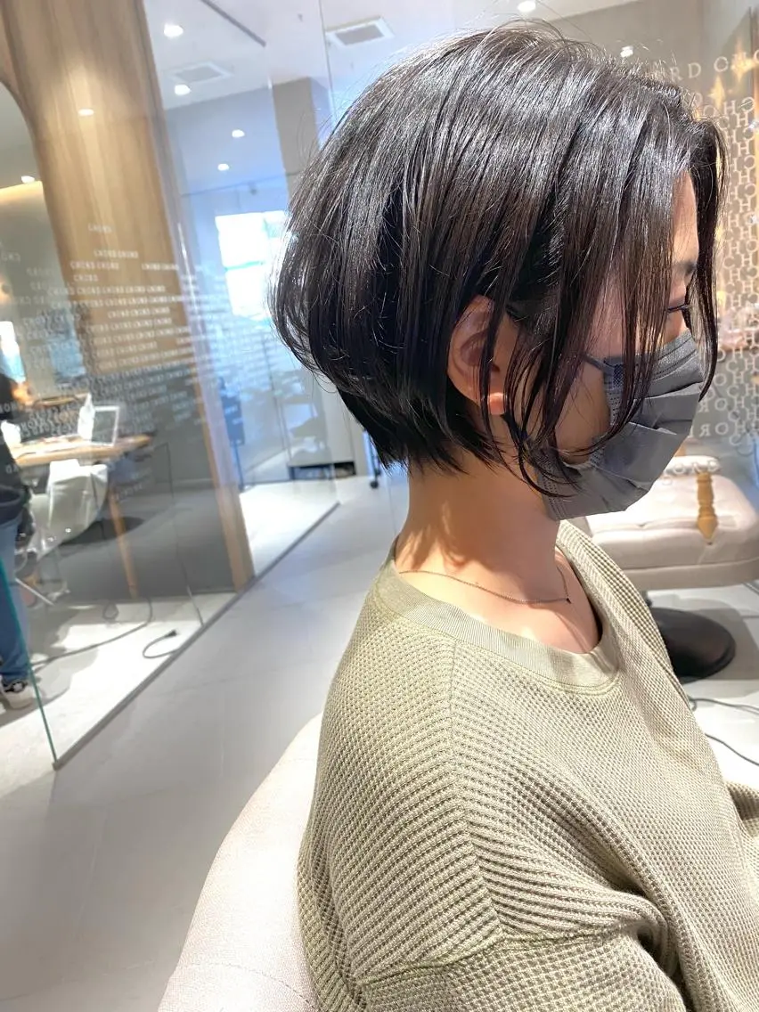 ショート カラー ショートヘア カット 縮毛矯正 谷合 貴志のヘアスタイル