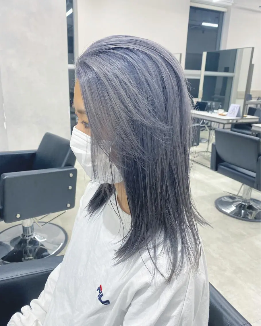 セミロング 🌈モテ色 村上のぶきのヘアスタイル