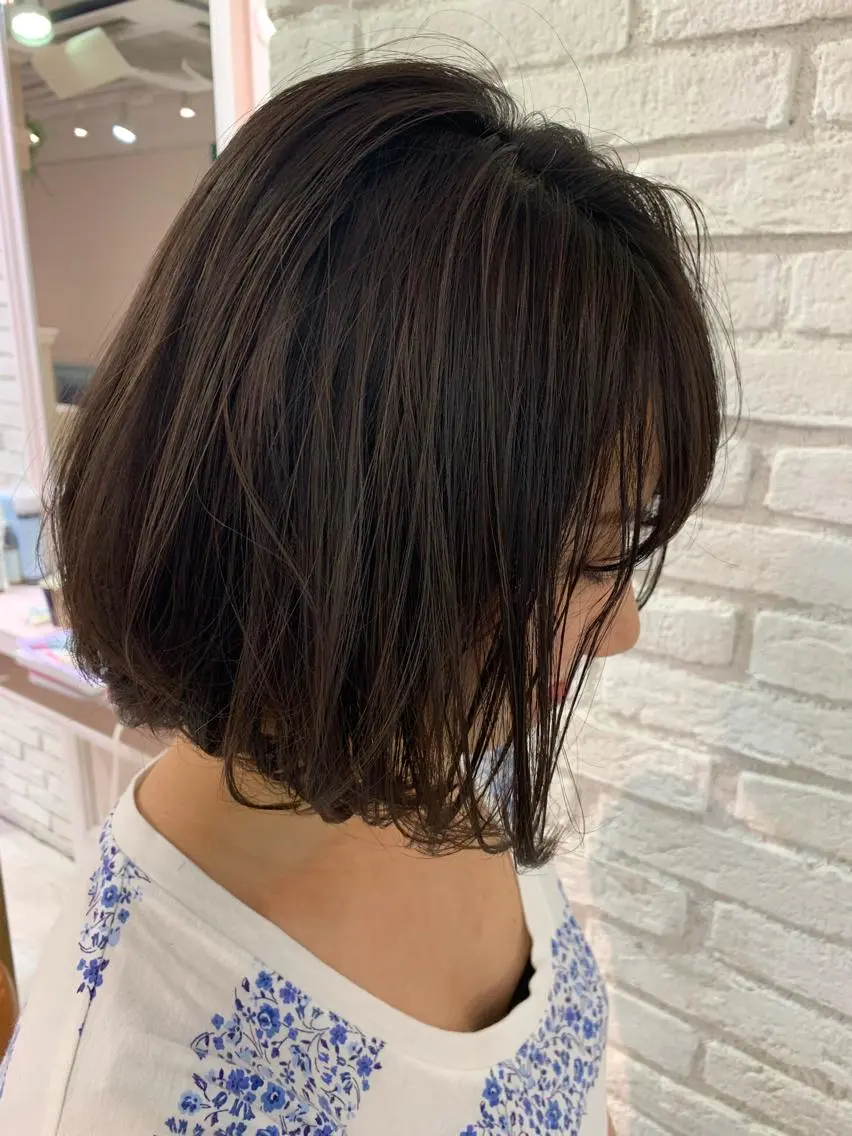 ミディアム カラー パーマ メンズ ネイル マツエク・マツパ カット トリートメント ヘアセット レイヤー&カラー 人気美容師倉崎涼のヘアスタイル