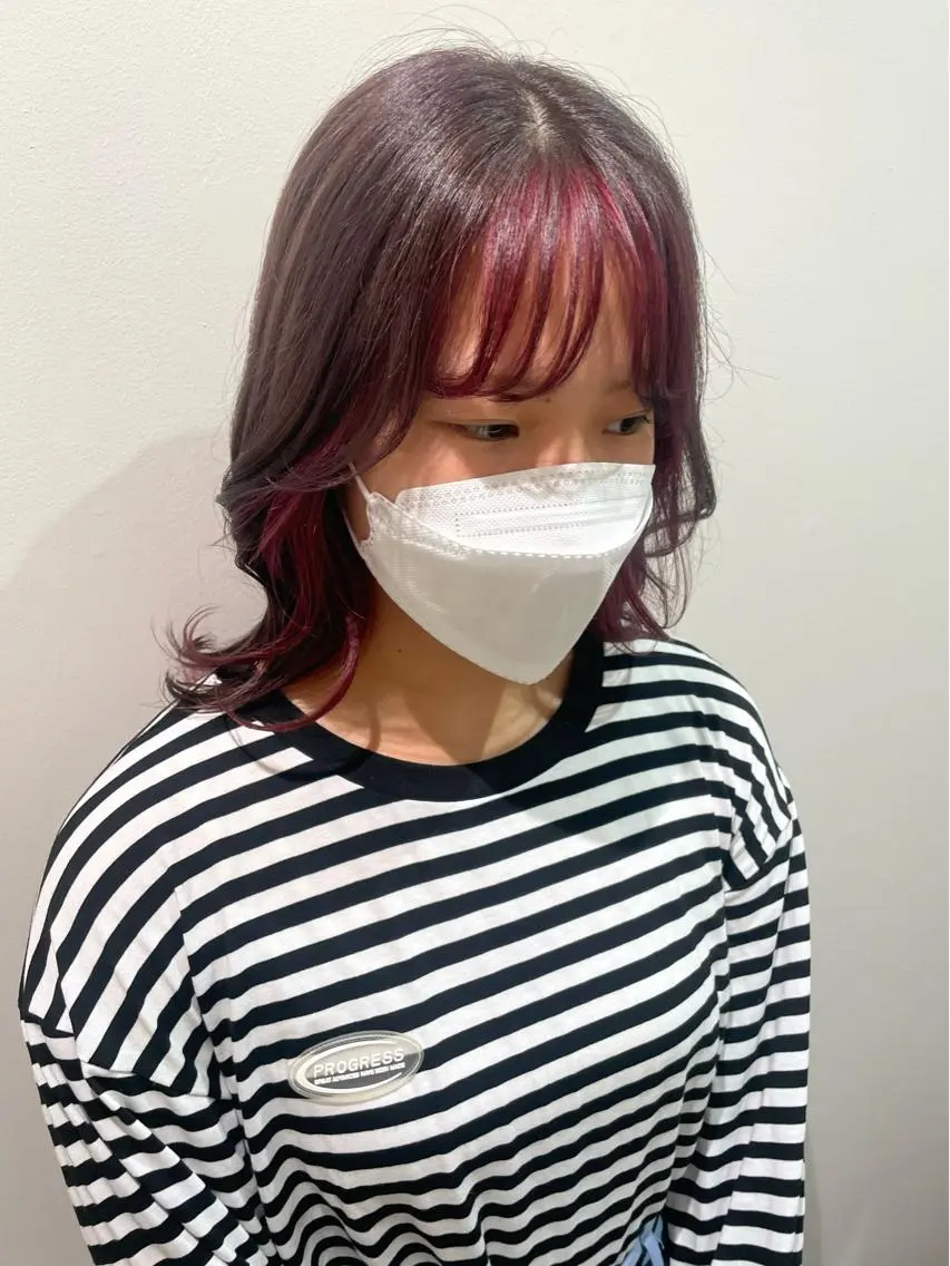 ロング カラー Sana 🦢のヘアスタイル