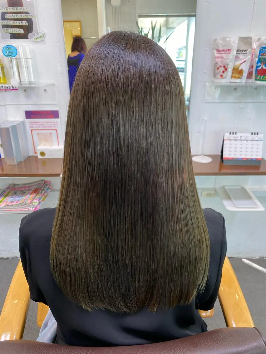 ロング カラー 髪質改善 トリートメント カット ヘアカラー トリートメント 【髪質改善】に特化 オリーブオイルクラブのヘアスタイル